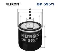 FILTRON OP 595/1 Filtre à huile pour MAZDA