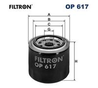 FILTRON OP 617 Filtre à huile pour BEDFORD,BELARUS,BRANSON,CARRARO,DERWAYS,GENES