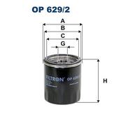 FILTRON OP 629/2 Filtre à huile pour FORD,FORD AUSTRALIA,FORD USA,JAGUAR,LAND RO