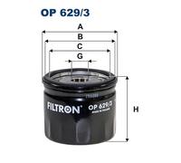 FILTRON OP 629/3 Filtre à huile pour FORD