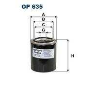 FILTRON OP 635 Filtre à huile pour SUZUKI Samurai SUV (SJ) SJ 413 (OS) SJ 410