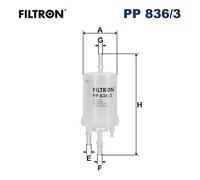 FILTRON PP 836/3 Filtre à carburant pour ,AUDI,SEAT,SKODA,VW