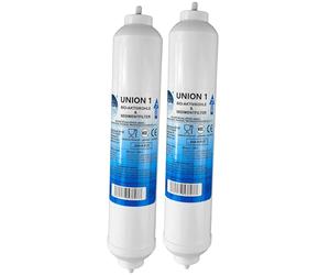 Filtrotech Lot de 2 filtres à eau externes pour réfrigérateur américain Side by Side Samsung et LG Avec raccord intégré