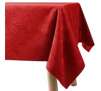 Filumi Nappe Carré 110x110 cm Rouge Rembourrée extérieur intérieur Motif Monstera Eris