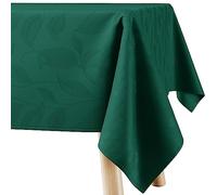 Filumi Nappe Carré 120x120 cm Vert foncé Rembourrée extérieur intérieur Motif végétal Amalu
