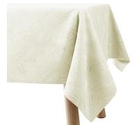 Filumi Nappe Rectangle 110x180 cm Creme Rembourrée extérieur intérieur Motif Monstera Eris