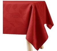 Filumi Nappe Rectangle 140x280 cm Rouge Rembourrée extérieur intérieur Motif végétal Amalu