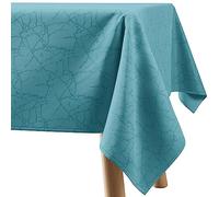 Filumi Nappe Rectangle 150x350 cm Bleu Rembourrée extérieur intérieur Motif en marbre Manil