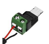 Filvczt Adaptateur USB C - Tête De Connexion Rapide Mâle 2 Broches - Connecteur De Chargement USB Type C Mâle Terminal À Serrage 2 Broches - pour Industriel, Scientifique, Réparation, Charge,