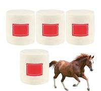 Filvczt Bandage pour Cheval | Enveloppes De Membres Équestres - 4 Bandages Souples pour Équitation Événements Équestres Entraînement Soins Écurie