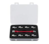 Filvczt Clé à Rayons Dynamométrique - Clé en Acier avec 10 - À Rayons Pour Roue De Moto 5 À 6,8 Mm,Pour Réglages De Roue Garage Bord De Route Atelier Maison Compétition