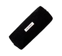 Filvczt Corduroy Pencil Bag, Fashionable Pencil Bag, Large Capacity Pencil Pouch, Corduroy Makeup Pouch Bag, Corduroy Pencil Case, Easy to Use, Portable for Camping and Travel