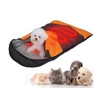 Filvczt Heating Sleeping Bag, Cat Warmer Heating Bag, Outdoor Backpacking Gear, Pet Sleeping Bed, Heat Dog Sleeping Bag, Easy to Use, Portable for Traveling Hiking Backpacking