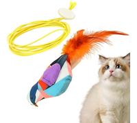 Filvczt Interactive Bird Cat Toy, Kitten Toys Bird, Activated Kitten Toy Bird, Interactive Cat Exercise Toy, Teaser Catnip Toy, Easy to Use, Portable for Indoor Cats Chasing, Chewing