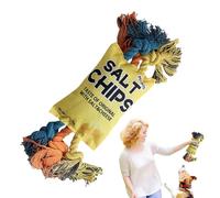 Filvczt Jouets à Coupelle pour Chien - Jouet à Mâcher Crissant en Forme de Sachet de Chips,Accessoire de Morsure pour Chien,pour Chiots Mâcheurs Agressifs de Toutes Tailles, pour la Maison,