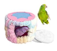 Filvczt Lit pour Oiseaux De Cage | Maison d'hiver avec Coussinets - Lit pour Perroquets Et Nid D Hiver,pour Écureuil Conure Inséparable Chinchilla Pinson Perrochet Fournitures Sommeil