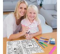 Filvczt Livre de Coloriage de Fantômes pour | Relaxant Halloween Effrayant à Colorier - Activités Garçons Filles Maison École Voyage Anniversaire Famille