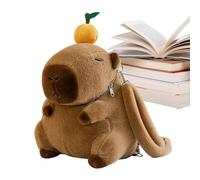 Filvczt Sac À Dos Capybara | Grand Sac Souple Multi-Poches, Peluche Animal | Pour Filles Anniversaire Voyage Excursion d'une Journée Camping Pique-Nique Sport