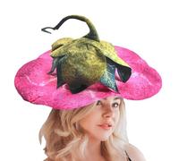 Filzhut Halloween Mesdames | Costume De lots Hexenhut | Chapeau De Feutre Tricoté À La Main Pour Les Femmes | Chapeau De Sorcière Lila En Feutre - Élégant Et Confortable Pour Le Carnaval, Le Cosplay