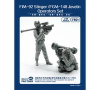 Fim-92 Stinger/fgm-148 Javelin Operators Resin Setmaquette Figurine Fim-92 Sting