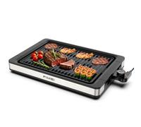 FIMEI Barbecue Électrique 1800W, Grill de Table Sans Fumée & Anti-Adhésif | Plancha avec Thermostat Réglable, Plaque et Bac Amovibles Lave-Vaisselle, Gril d'Intérieur et Extérieur pour Fêtes et Camping