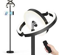 FIMEI Lampadaire, 3000K-6000K Température de Couleur & Gradation Continue, Avec Télécommande et Commande Tactile, Lampadaire Led sur Pied pour Salon, Downlight Lumière Centrale, 36W