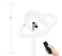 FIMEI Lampadaire LED 3000K-6000K, Dimmable en Continu, Éclairage Salon, 36W | Avec Télécommande et Contrôle Tactile, Lumière Centrale Downlight, Lampe sur Pied pour Chambre et Bureau, Design Moderne