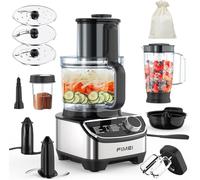 FIMEI Robot de Cuisine Multifonction 1300 W, Hachoir 3,5 L et Blender 1,5 L