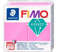 FIMO 8010-201 FIMO EFFECT pâte à modeler, durcissant au four, rose fluo, 57 g