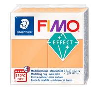 FIMO 8010-401 FIMO EFFECT pâte à modeler, durcissant au four, orange fluo, 57 g