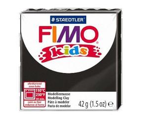 FIMO Boîte de 8 pastilles 42 g KIDS COULEUR NOIR