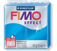 FIMO EFFECT pâte à modeler durcissant au four bleu transparent 57 g