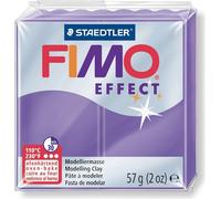 FIMO EFFECT pâte à modeler durcissant au four transparent violet 57 g