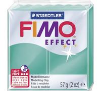 FIMO EFFECT pâte à modeler durcissant au four vert transparent 57 g