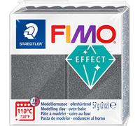 FIMO EFFECT pâte à modeler grise métallique 57 g