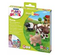 Fimo Kit de modelage Kids La ferme 8034.01 LY - Animaux de ferme Multicolore - Niveau 1