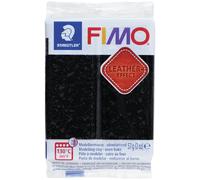 Fimo Leather Effect Polymer Clay 2oz-Black -EF801-909