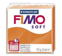 FIMO Pâte à cuire Fimo Soft de 57 g coloris Orange Mandarine