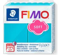 Pâte Fimo soft Bleu menthe poivrée 39 - 56 gr NA G