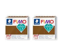 FIMO Staedtler STAEDTLER Effect-Pain pâte à Modeler 57 g Effet métallique, 8010-71 St, Bronze Antique métallisé, Standard (Lot de 2)