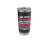 Fin année humour professeur Philosophie super Prof de Philo Gobelet isotherme en acier inoxydable double paroi