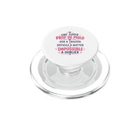 Fin année Humour Professeur Philosophie Super Prof de Philo PopSockets PopGrip pour MagSafe