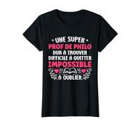 Fin année Humour Professeur Philosophie Super Prof de Philo T-Shirt