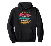 Fin d'année Super Nourrice Humour magicienne Nounou Sweat à Capuche