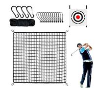 Fin de Golf pour la Cour, Filet de Golf intérieur - Ball Swing Practice Simulator Heavy Duty | Barrière de Conduite de avec Un Tissu pour Le Football, Le Volleyball, Le Baseball