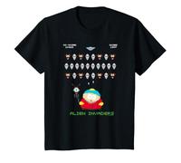 Fin de la Partie d'Eric Pixel Art Alien Invaders de South Park pour Enfants T-Shirt