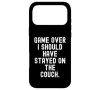Fin de la Partie, j'aurais dû Rester sur Le canapé Gamer Coque pour iPhone 17 Pro Max