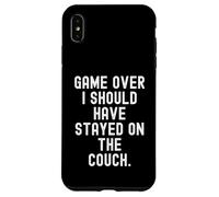 Fin de la Partie, j'aurais dû Rester sur Le canapé Gamer Coque pour iPhone XS Max