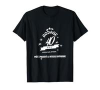 Fin De Rodage 40 Ans Humour Auto Anniversaire T-Shirt