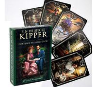 Fin DE SIECLE Kipper Fortune Siècle Telling 39 Cartes Pont Cartes Oracle Pont Ciro Marchetti Esoteric Nouveau Jeu Ciro Marchetti Family Party Fun Jeux de Cartes